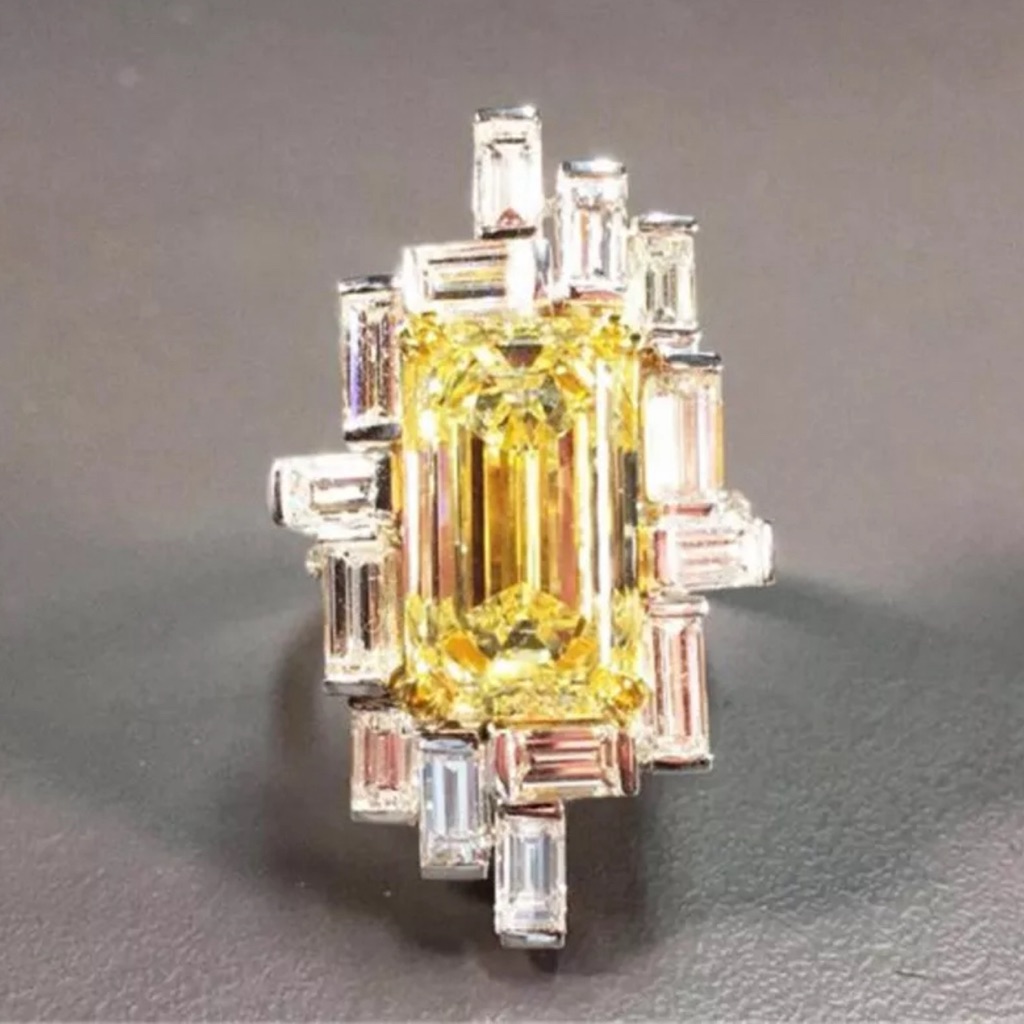 Yellow 18k Yellow Gold Plated Ring